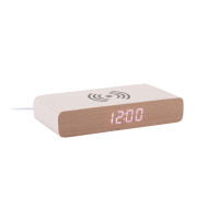 Budík Retro Flat LED Karlsson KA6039WH, 8cm